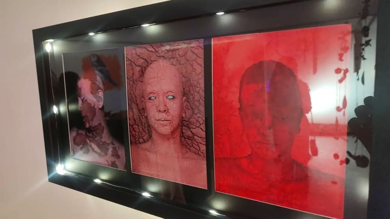 Algumas das obras do mostra, que tem entrada gratuita e pode ser visitada das 18h às 21h | Foto: Gisele Jacinto