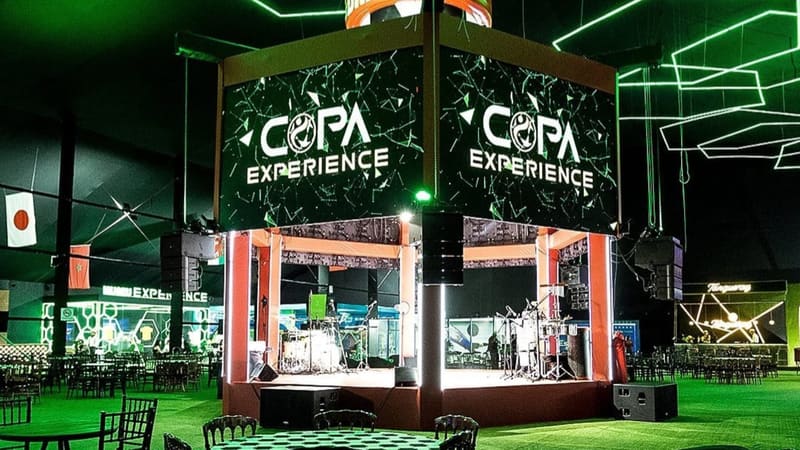 Copa Experience tem open bar em dias de jogos do Brasil | Foto: Divulgação