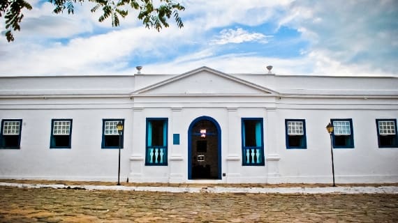 Museu Palácio Conde dos Arcos, na cidade de Goiás, foi a residência oficial do primeiro governador da antiga Vila Boa de Goiás, Dom Marcos de Noronha | Foto: Arquivo Histórico