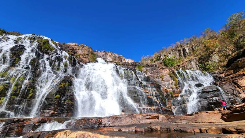 Catarata dos Couros, em Alto Paraíso, que faz parte do Parque Águas do Paraíso | Foto: Carlos Freitas