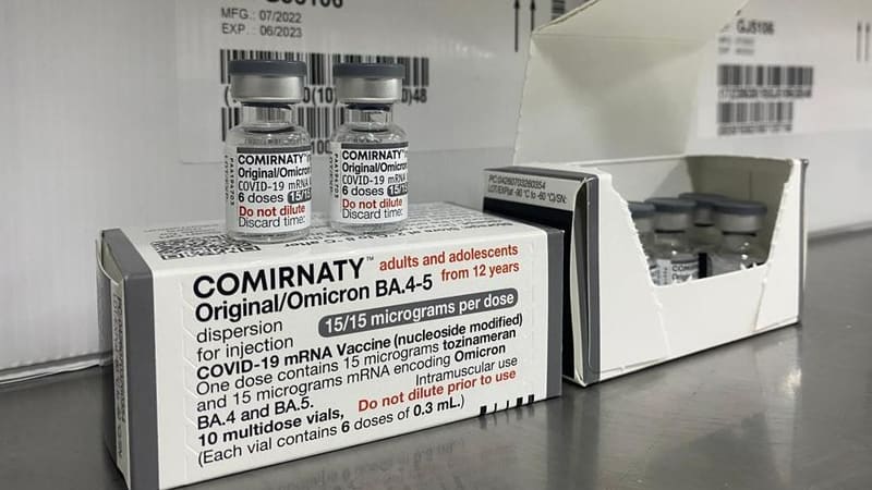 Imunizante Pfizer Bivalente contra Covid-19, que começa a ser aplicado em 72 locais de Goiânia | Foto: SMS