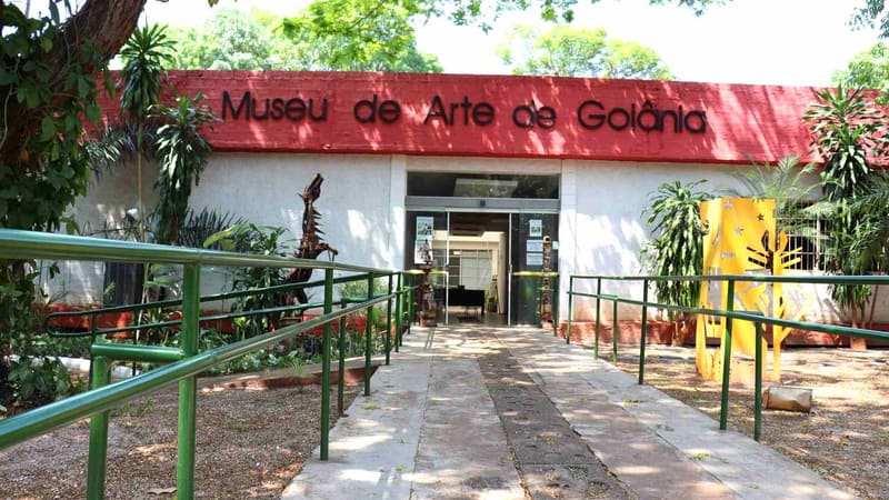 Museu de Arte de Goiânia, na parte interna do Bosque dos Buritis | Foto: Secult Goiânia