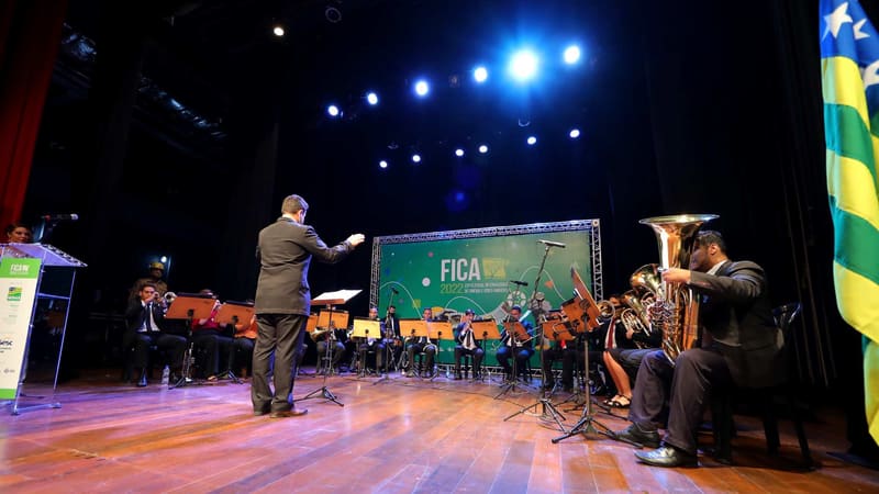 Apresentação Orquestra Sinfônica Fica 2022. Neste ano, show de encerramento terá apresentação da Orquestra Filarmônica | Foto: Secult Goiás