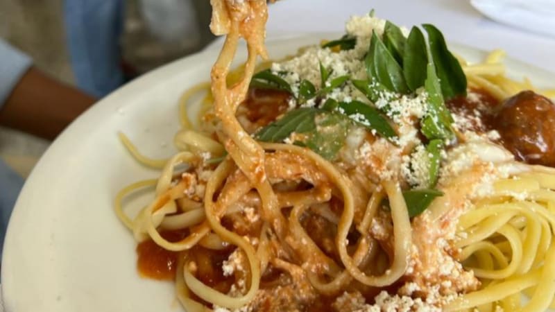 Spaghetti que será servido no Festival de Nova Veneza, que vai até 4 de junho | Foto: Paula Falcão