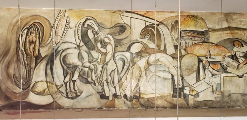 Obra original. Remoção do painel será iniciada na segunda quinzena de agosto e será necessário que ele seja dividido em cerca de seis blocos | Foto: Divulgação