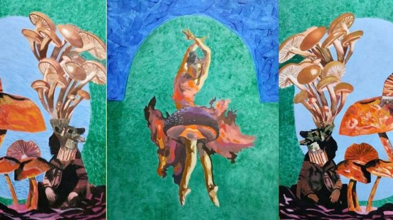 Uma das obras do artistas Hemerson Joca que está exposta na mostra Do Analógico ao Digital | Secult Goiás