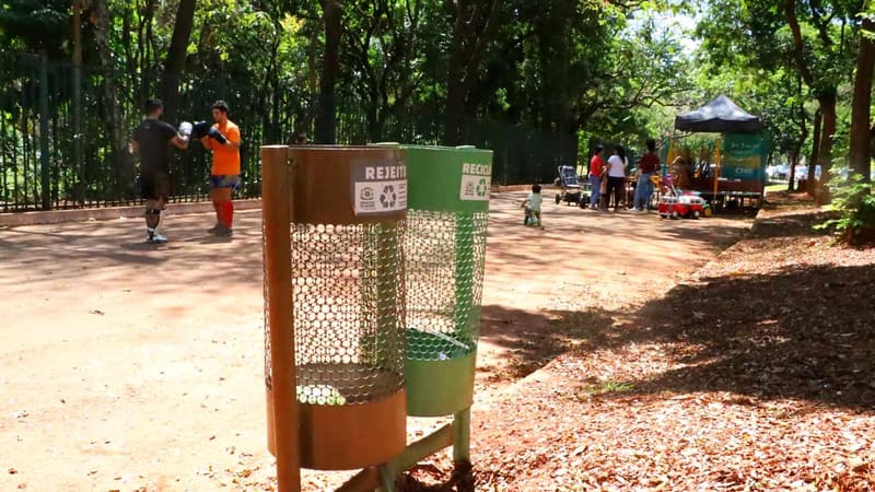 Parque Areião terá projeto piloto de coleta seletiva