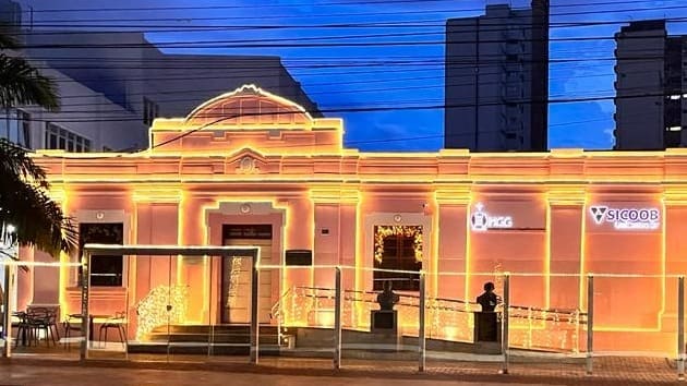 Prédio do Instituto Histórico e Geográfico de Goiás (IHGG), no Centro de Goiânia | Foto: Divulgação
