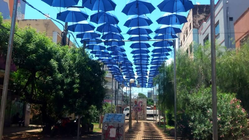 Rua do Lazer ganha decoração alusiva ao Novembro Azul