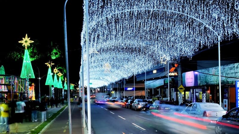 Aparecida tem decoração de Natal com novidades em 2023