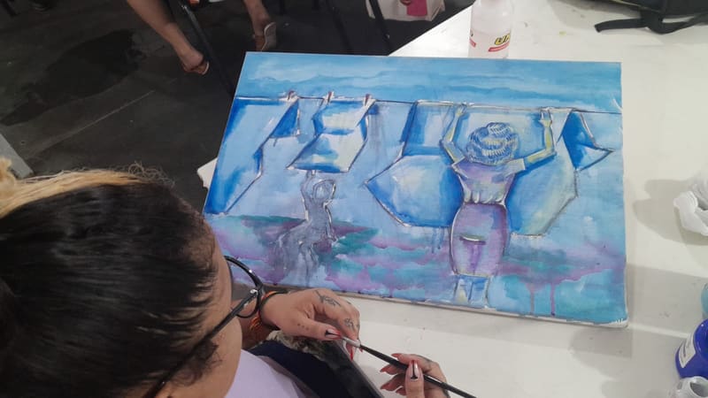 EFG Basileu França oferece cursos gratuitos na área de Artes Visuais para crianças e adolescentes | Foto: Secti