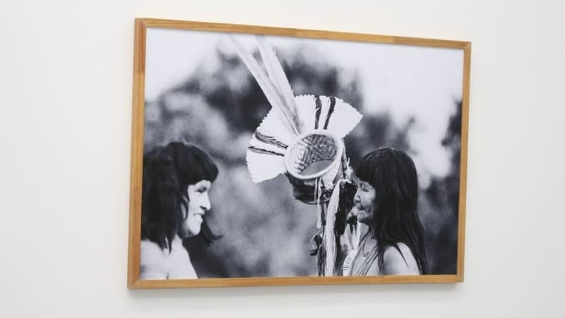 Uma das obras da mostra fotográfica de Rosa Berardo | Foto: Secult Goiás
