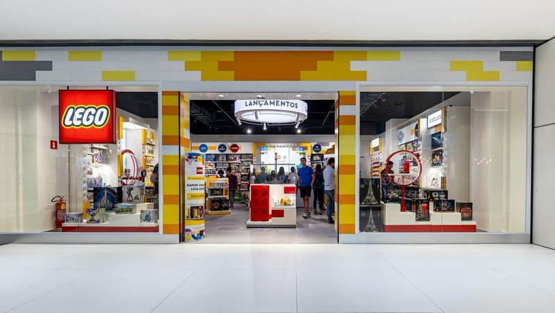 Loja oficial da Lego, que já foi inaugurada, é uma das novidades do centro de compras | Foto: Nelson Pacheco
