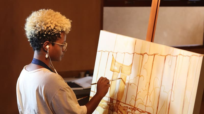 Rebeca Miguel, artista residente do Sertão Negro | Foto: Jhony Aguiar