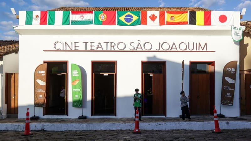 Fachada do Cine Teatro São Joaquim, que passará por modernização ainda em 2024 | Foto: Secult Goiás