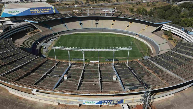 Estádio Serra Dourada vai ganhar nova iluminação ainda em 2024