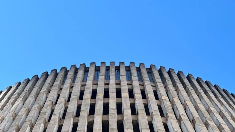 Parthenon Center, no Centro de Goiânia. Prédio receberá mural do artista Selon | Foto: Carlos Freitas