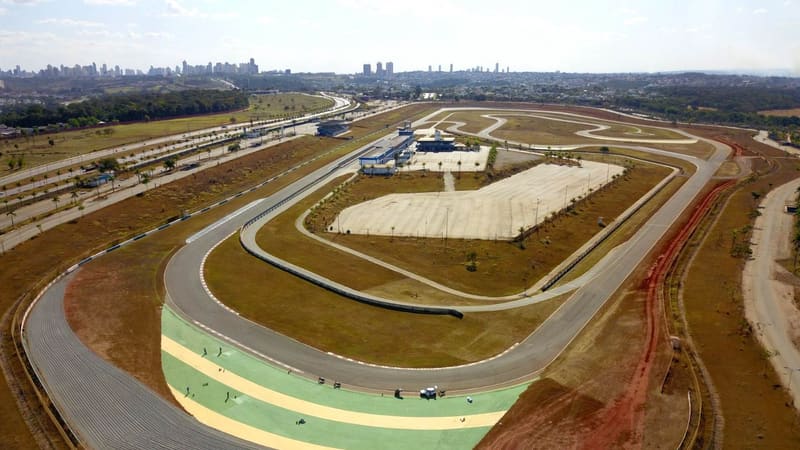Vista áerea do Autódromo Internacional de Goiânia, que completa 50 anos no domingo (28/7) | Foto: Seel