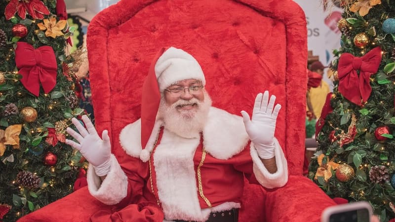 Papai Noel chega ao Araguaia Shopping neste sábado (16/11), a partir das 11h | Foto: Divulgação