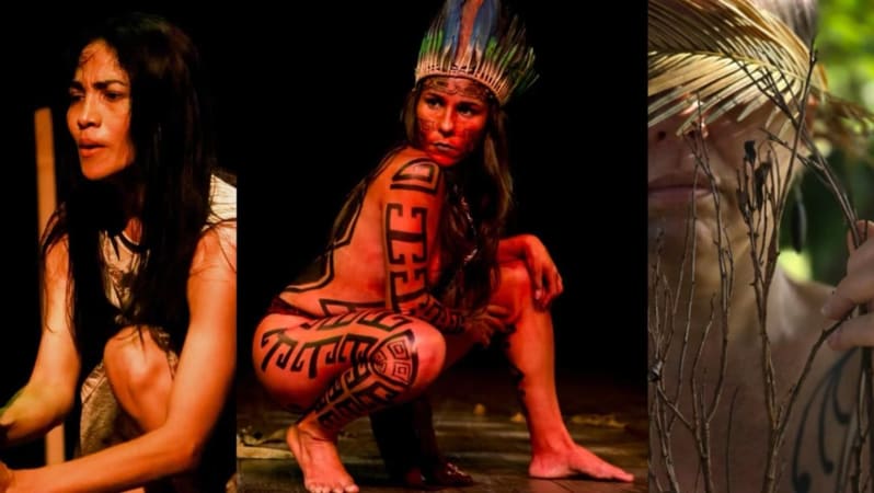 Icamiabas: 3 artistas levam a cultura do Norte ao Teatro Laboratório da EMAC/UFG