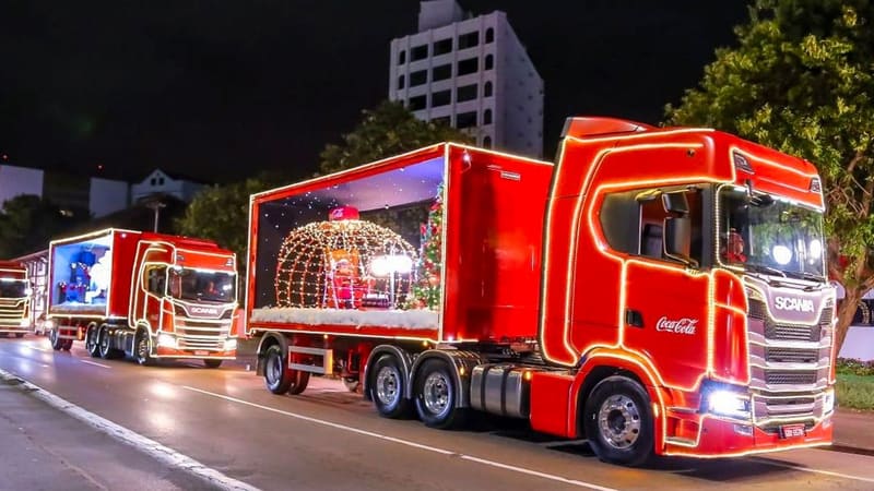 Caravana de Natal Coca-Cola 2024: confira datas e cidades em Goiás