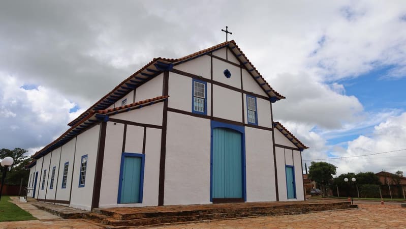 Obra de restauração da Igreja Nosso Senhor do Bonfim, em Silvânia, será entregue nesta quinta-feira (23/1)