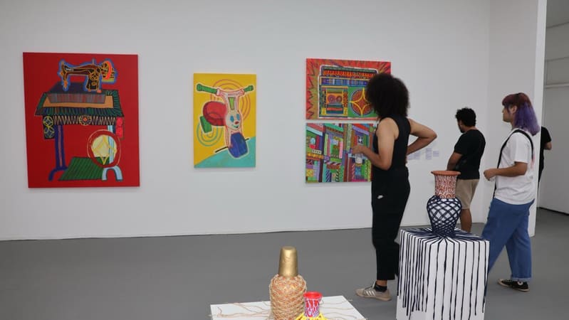 Renato Reno realiza dinâmica artística para crianças no Centro Cultural Octo Marques