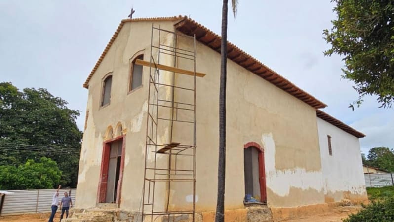 Secult Goiás promove vivência de canteiro aberto em obra de restauração em Jaraguá