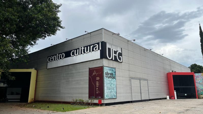 Fachada do Centro Cultural da UFG, em Goiânia | Foto: CCUFG