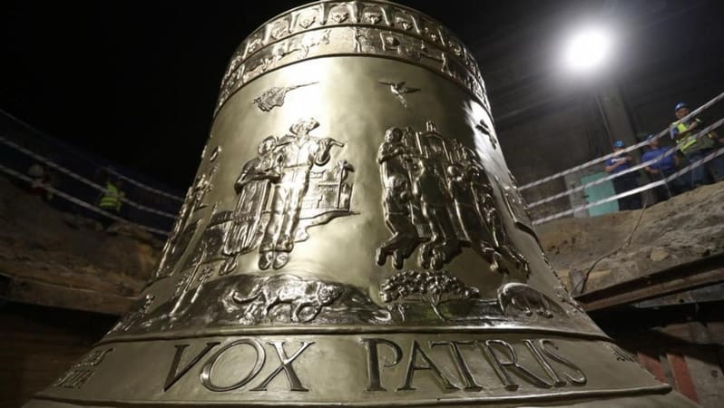Vox Patris: Maior sino do mundo chega a Trindade no domingo (1/6)