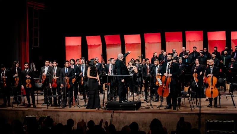 Sinfônica apresenta clássicos da música romântica sob regência do maestro Eliel Ferreira | Foto: Secult Goiás
