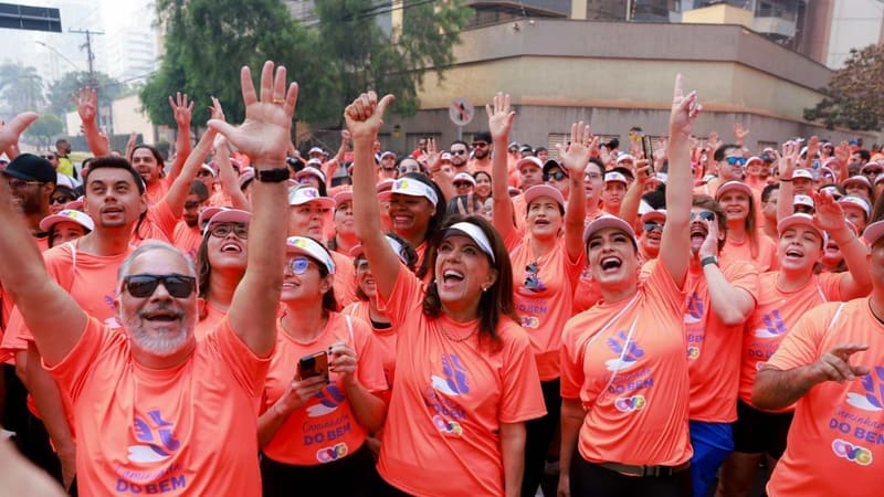 Em suas duas primeiras edições, o evento mobilizou mais de 2 mil voluntários. Somente em 2024, mais de 1,5 mil pessoas participaram do trajeto | Foto: OVG