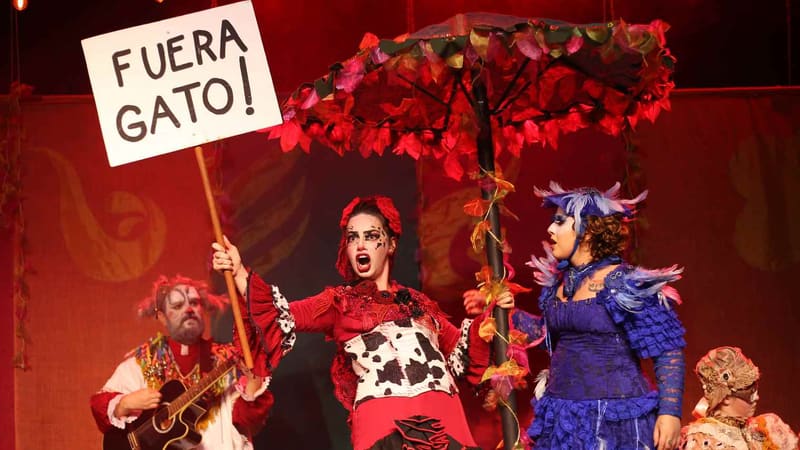 Cia Sala 3 faz apresentações gratuitas de “O gato malhado e a andorinha Sinhá”