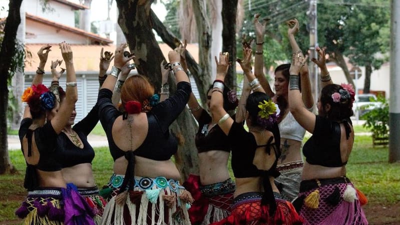 Grupo Anhuma Tribal, que realiza o Workshop Conexão em Movimento | Divulgação