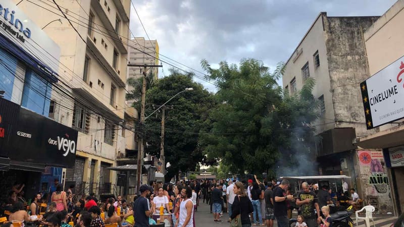 Ocupa o Centro: Projeto cultural fecha Rua 8 aos finais de semana