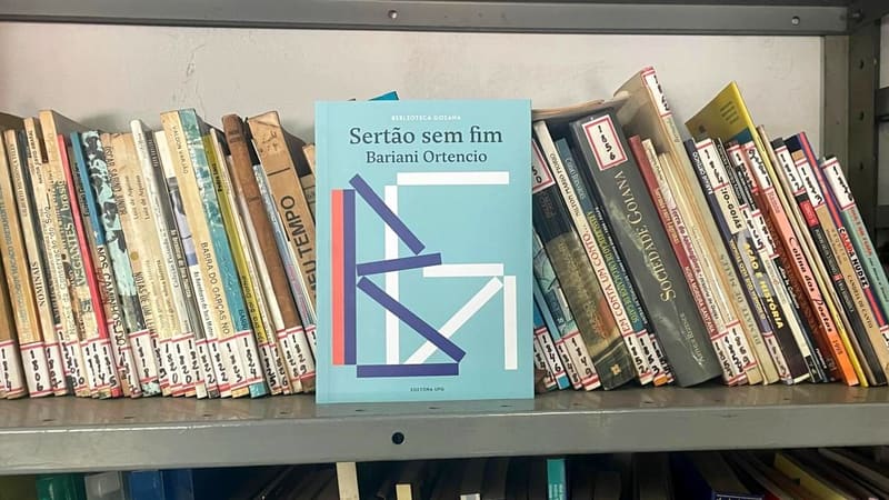 Capa do livro Sertão sem fim, de Bariani Ortêncio | Foto: UFG