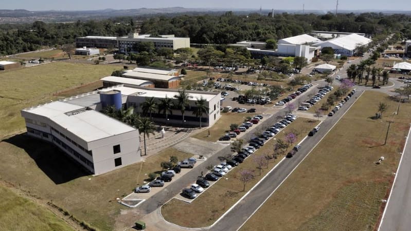 Vista aérea do Campus Samambaia da UFG | Foto: UFG