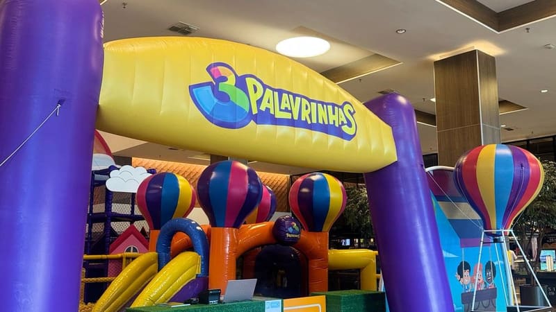 Parque 3 Palavrinhas, no Passeio das Águas Shopping, tem últimas semanas de funcionamento
