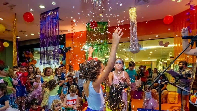 Goiânia Shopping terá Bailinho de Carnaval infantil com entrada solidária