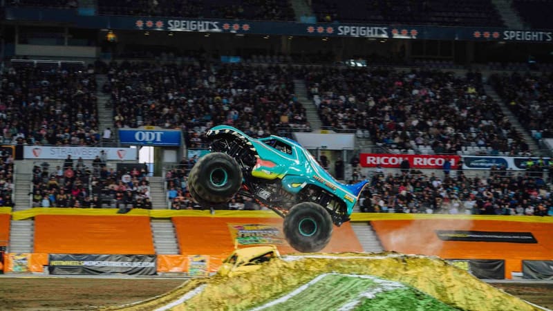 Evento leva à vida real os Monster Trucks favoritos dos fãs da Hot Wheels, incluindo Mega Wrex™, Tiger Shark™, Gunkster™, Bone Shaker™, Bigfoot®, Skelesaurus™ e o NOVO Rhinomite™ | Foto: Ray Teddy