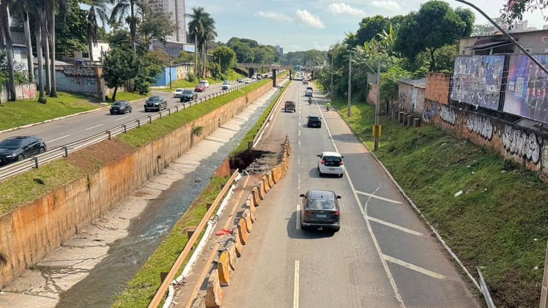 Prefeitura de Goiânia define 2 esquemas de desvio para obra na Marginal Botafogo