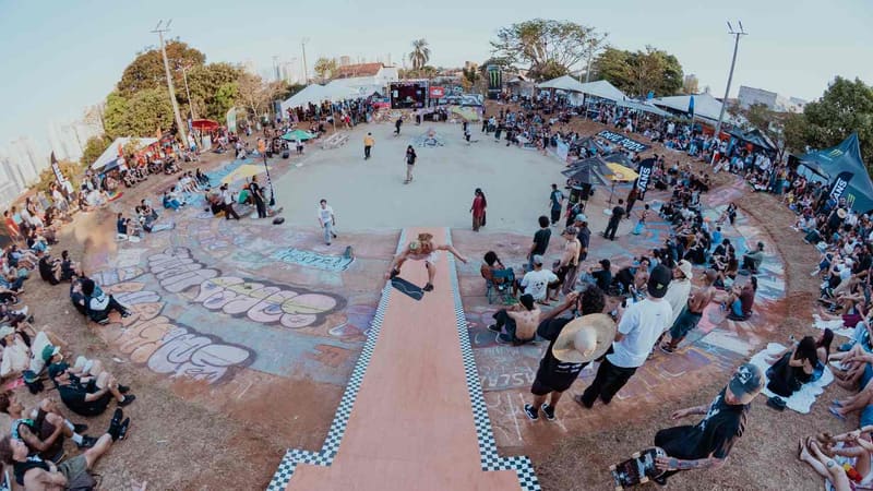17ª edição do Goiânia Crew Attack transforma praça no Setor Sul em polo de esporte, cultura e arte urbana