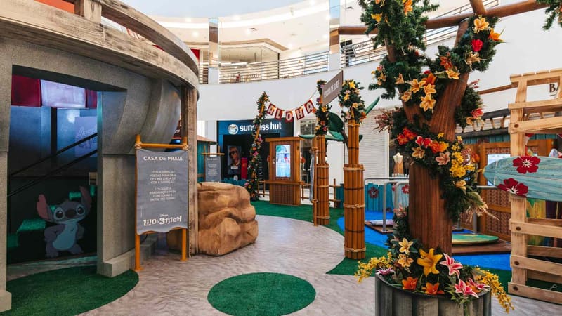 Experiência intergaláctica de Lilo & Stitch chega ao Goiânia Shopping