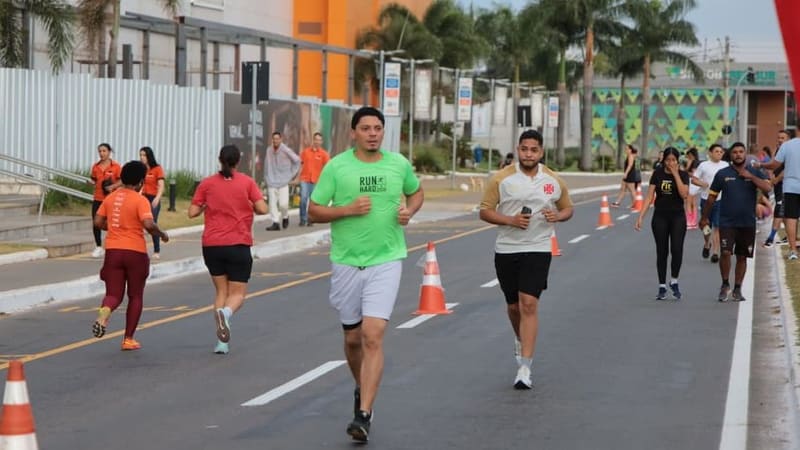 A partir de agora, um trecho de 1 km da Avenida, na altura do Aparecida Shopping, ficará fechado das 6h às 9h todos os domingos | Foto: Rodrigo Estrela/Secom Aparecida