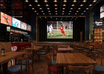 Bar inspirado nos tradicionais sports bars dos EUA abre em Goiânia com 48 telas e dois telões