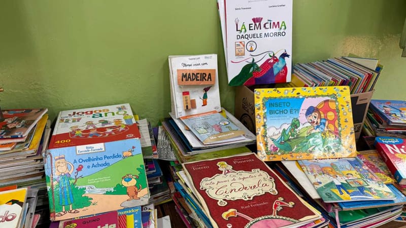 Livros na Biblioteca Municipal Cora Coralina, em Campinas | Foto: Secult Goiânia