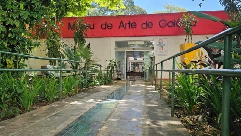 Fachado do MAG, no Bosque dos Buritis | Foto: Secult Goiânia