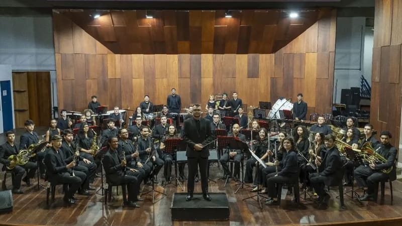 Banda Sinfônica Juvenil apresenta concerto gratuito no Martim Cererê