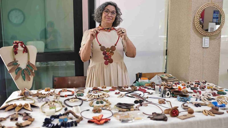 Nesta edição, participarão 13 artesãos das cidades de Aparecida de Goiânia, Aragarças, Goiânia, Hidrolândia, Itapuranga e Pirenópolis | Foto: Sesc Centro